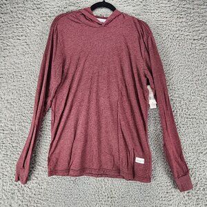 Kinetix Shirt Mens Medium Red Cotton Long Sleeve Tee *NWT*